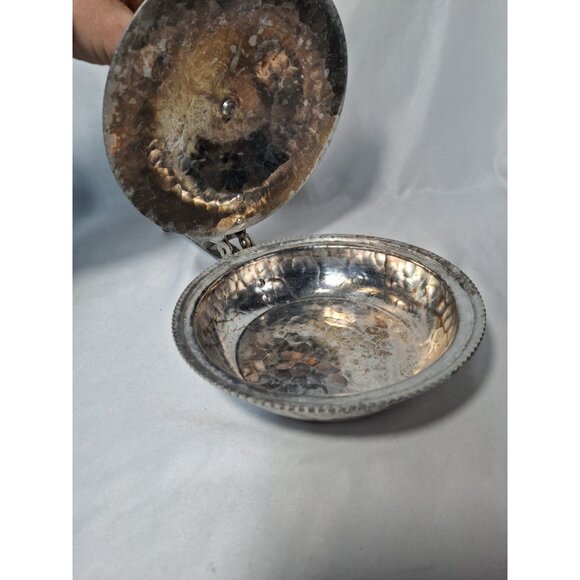 Vintage Continental Silver Co. Wild Rose Silent Butler Brilliantone #1005 - Picture 5 of 9